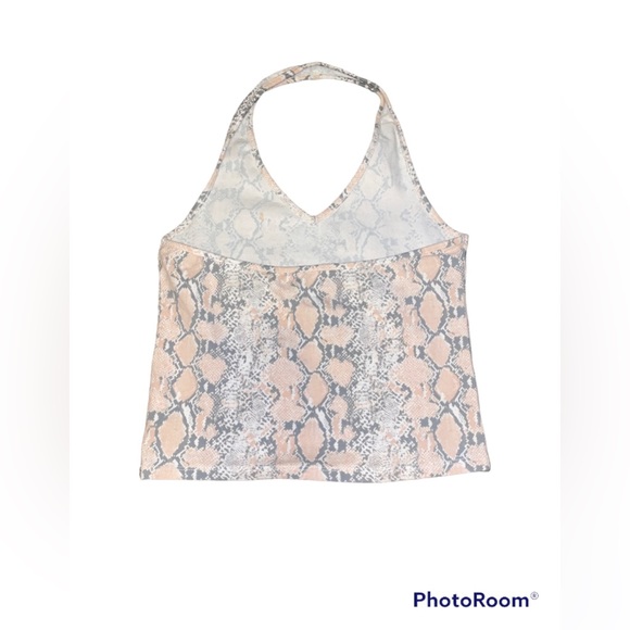 American eagle Snake skin print halter top - Picture 2 of 3